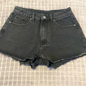 SHEIN Black Jean short, in a size small.